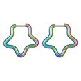 thumbnail image 1 of LYMAYTER Boucles d'Oreilles pour Femmes 1 Paire - Acier Géométrique, Multi - Formes, 1 of 7