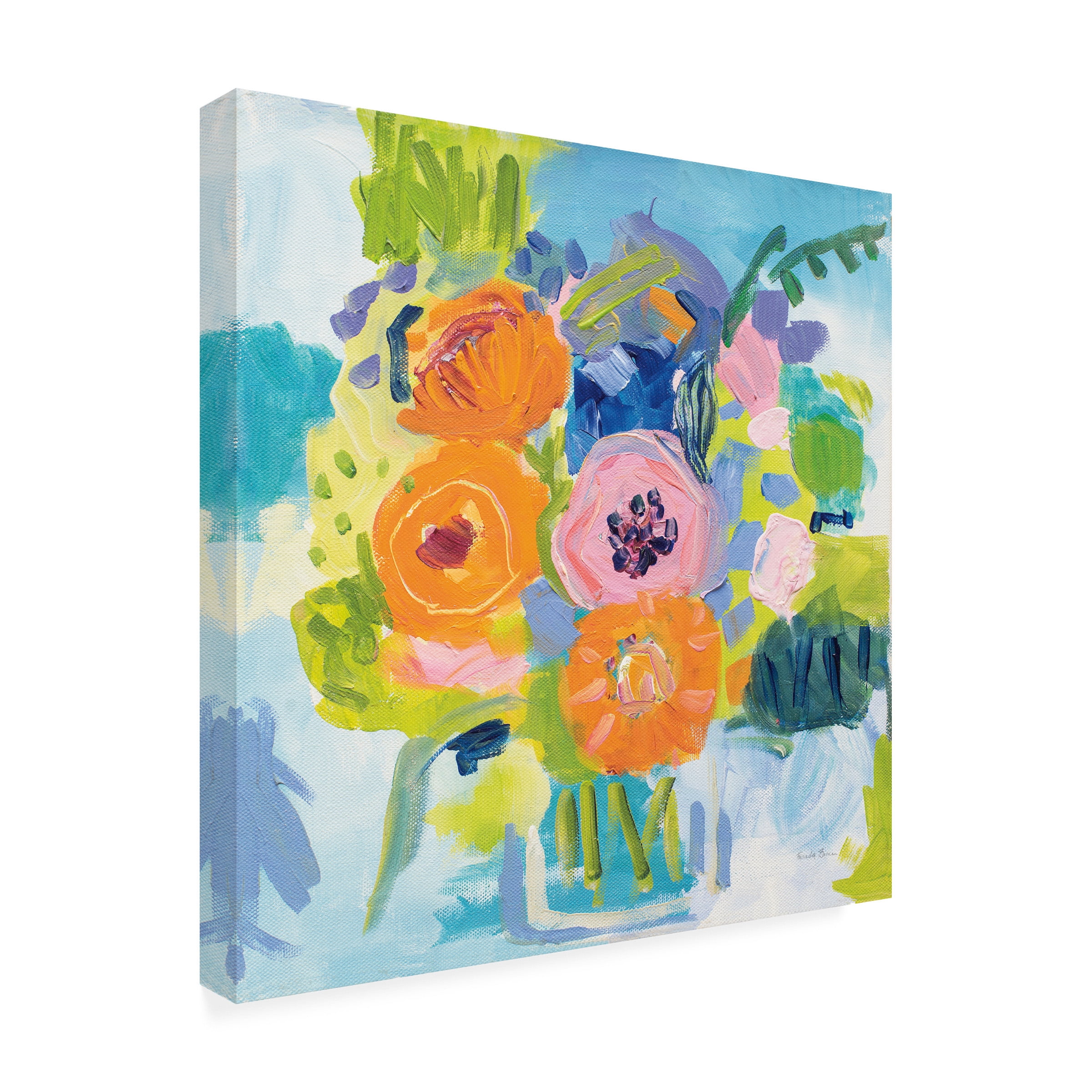 Farida Zaman 'Summer Bouquet' Canvas Art