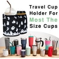 thumbnail image 5 of Luggage Cup Holder for Suitcases Travelers Accessories Carry on with Cup Holder Airplane Attachment Drinks Carrier Magic Tape Cup Portable Holder for Luggage Hold Two Coffee Mugs, 5 of 6