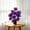 Purple-6A, variant on MMJ Artificial Plants Monstera Palm Floor Plant Faux Tropical Greenery Corner Decor 29.53in
