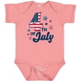 thumbnail image 3 of Inktastic 4th of July with Striped Stars Boys or Girls Baby Bodysuit, 3 of 5