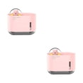 thumbnail image 1 of Humidificador de aire mini Matsuzay de oso de dibujos animados LED luz de noche difusor de niebla fría Aroma USB interior Rosa 2Conjunto, 1 of 6