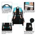 thumbnail image 4 of ALAZA Starfish Conch on Beach Backpack Elementary School Bag Bookbag Travel Rucksack, 4 of 7