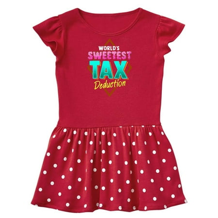 

Inktastic Tax Deduction Funny Baby Clothes Gift Baby Girl Dress