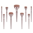 thumbnail image 1 of CTIRCHIU 9Pcs Makeup Brush Set Plastic Rose for Washing for Makeup Enthusiasts, 1 of 8