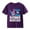 Purple, variant on XUELUO Boys Shirts & Tops Kids Summer Back To School Letter Print Round Neck Short Sleeve Elastic Casual Comfortable Tops T-Shirts Streetwear,Black,6-7 Years