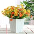 thumbnail image 6 of ZOELNIC 4 Bouquet 28 Heads Artificial Fake Daisy Flower for Home Coffee Shop Wedding Decor, 6 of 9