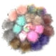 thumbnail image 5 of 20 Piezas Pompones De Piel De Zorro Sintético Bolas Juego De Pompones De Colores Brillantes Para Sombreros Diy Hy, 5 of 5
