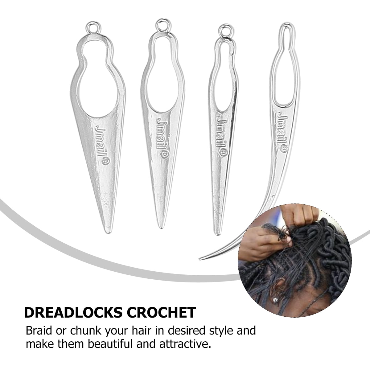 Interlocking Tools For Locs Deadlocks Needle Blonde Interlocking Hair  Needles Easylocks Crochet Tool Crochet Needle Hook 1Pcs