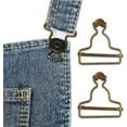Trimming Shop Dungaree Buckles Metal Clip Fasteners Snap Clips for