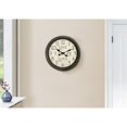 thumbnail image 1 of Monarch Specialties I 9085 - Clocks, 16" Round, Wall Clock, Antique Brown, Transitional, 1 of 4