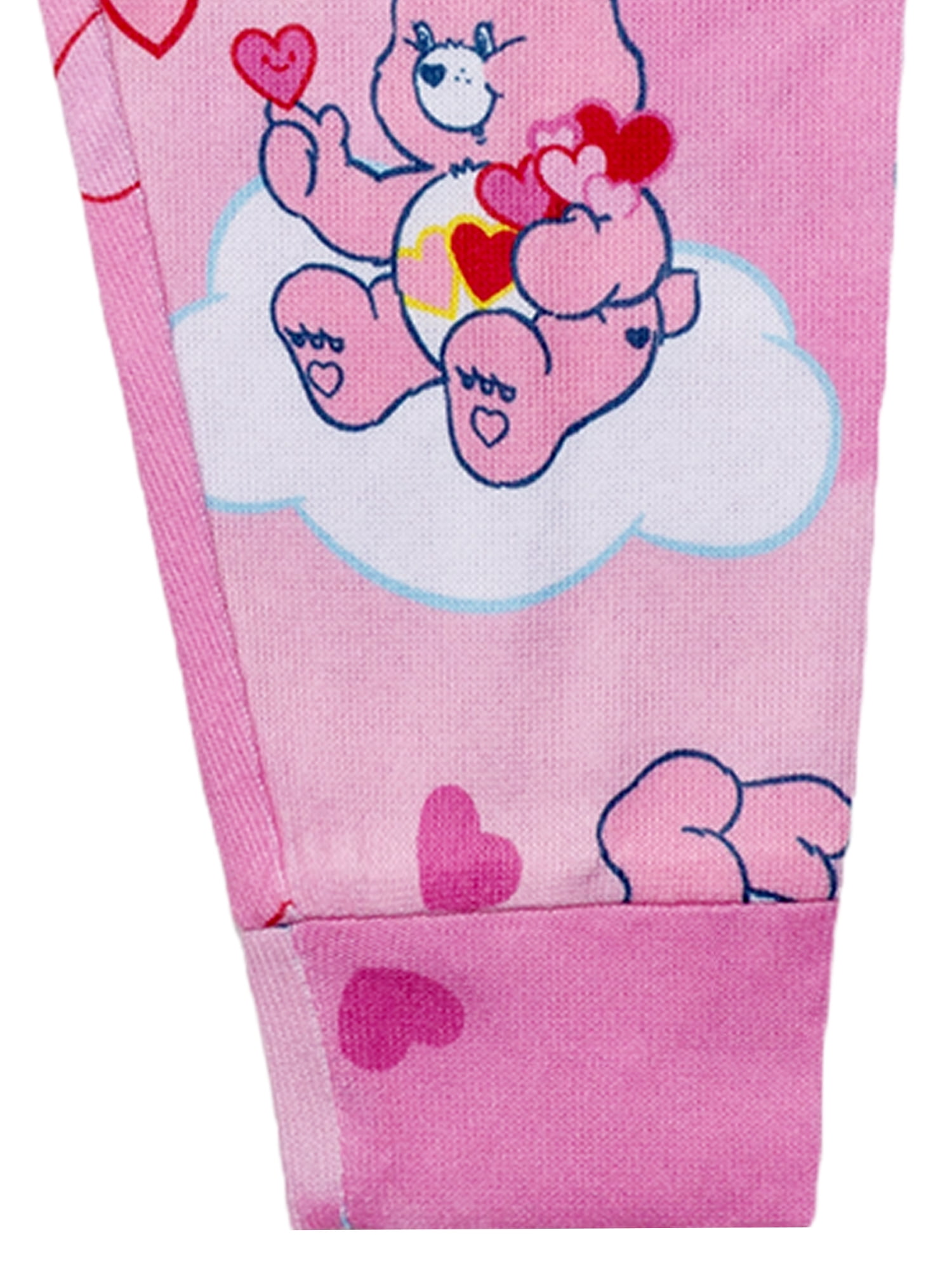 Care Bears Girls 2- Piece Valentine Day Long Sleeve and Pant Pajama Set, Sizes 4-10