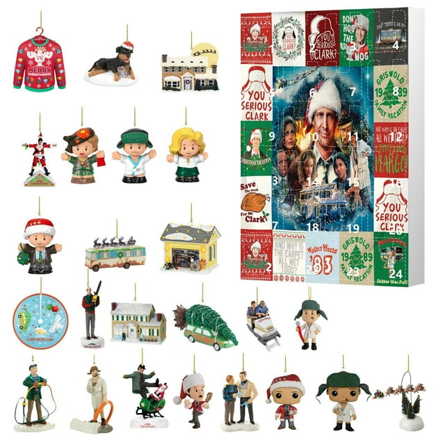Christmas Vacation Decorations Christmas Advent Calendar 2024 Contains 24 Christmas Acrylic Decoration Arrival Calendar Christmas Countdown Calendar Christmas Story Advent Calendar 2024