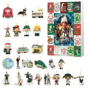 National Lampoon's Christmas Vacation Advent Calendar 2025, 24 Zany Acrylic Holiday Pendants, Collectible Movie Theme Countdown, Approx. 10.2x7.1 In