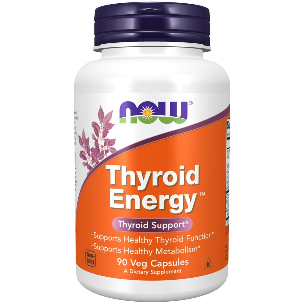 NOW Supplements, Thyroid Energy™, Iodine and Tyrosine plus Selenium