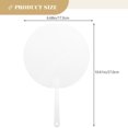 thumbnail image 2 of 8Pcs Blank Fans DIY Painting Fans Transparent DIY Fans Kids Blank Painting Fans PVC Graffiti Fans, 2 of 4