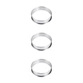 thumbnail image 3 of Cateissary Anillo de Pizza de acero inoxidable portátil reutilizable lavable espejo pulido reemplazo restaurante pastel Mousse molde 10cm Type1 NO1, 3 of 6