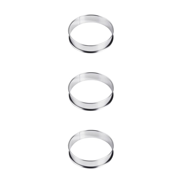 Injueey Anillo para Pizza, espejo lavable reutilizable, pulido, , hogar, cocina, restaurante, pastel, Mousse, molde, herramienta de moldeo, Type1 NO1