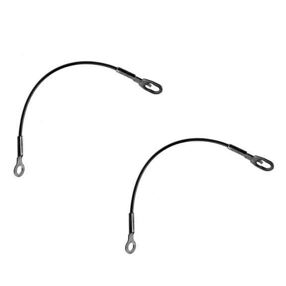 TRQ Rear Tailgate Cables Pair Set 2pc for Nissan Frontier Pickup Truck BDA80959