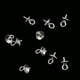 thumbnail image 3 of 4 X 10 Piezas De Plata De Ley 925 Cierre Colgante Perla Bail Eye Pins Conector 4 Mm Sunnimix alfileres de fianza, 3 of 8