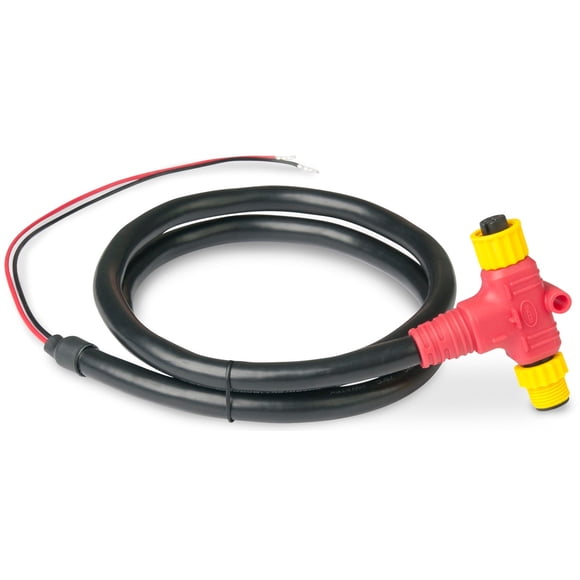 Ancor Marine Network Cable 270000 For Power Connection To NMEA 2000 Network; 1 Meter Length; Black; With Tee Connector For Direct Connection To Backbone Cables; 18 AWG