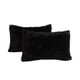 thumbnail image 1 of Bearachild Funda de almohada hipoalergénica de poliéster, 2 uds., para dormir sin alergias, funda de cojín suave y cómoda Juegos de cama negro, 1 of 6