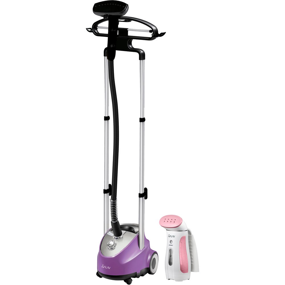 Professional Garment Steamer and Handheld Travel Steamer Purple/Pink