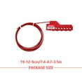 thumbnail image 3 of Kenally Kit de etiquetado de bloqueo de 4 piezas Equipo de bloqueo de cable profesional simple Cerraduras de seguridad ajustables Herramienta de bloqueo Herramientas y ferretería Kenally TO001464-00B, 3 of 5