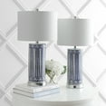 thumbnail image 4 of JONATHAN Y Sulka 27" Ceramic/Iron Contemporary USB Charging LED Table Lamp, Navy/Chrome (Set of 2), JYL6615A-SET2, 4 of 6