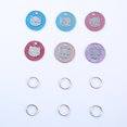 thumbnail image 5 of SPRING PARK New Metal Cat Print Pet Pendant Collar Accessories Cat Dog Key Tag ID Key Ring Pendant, 5 of 7