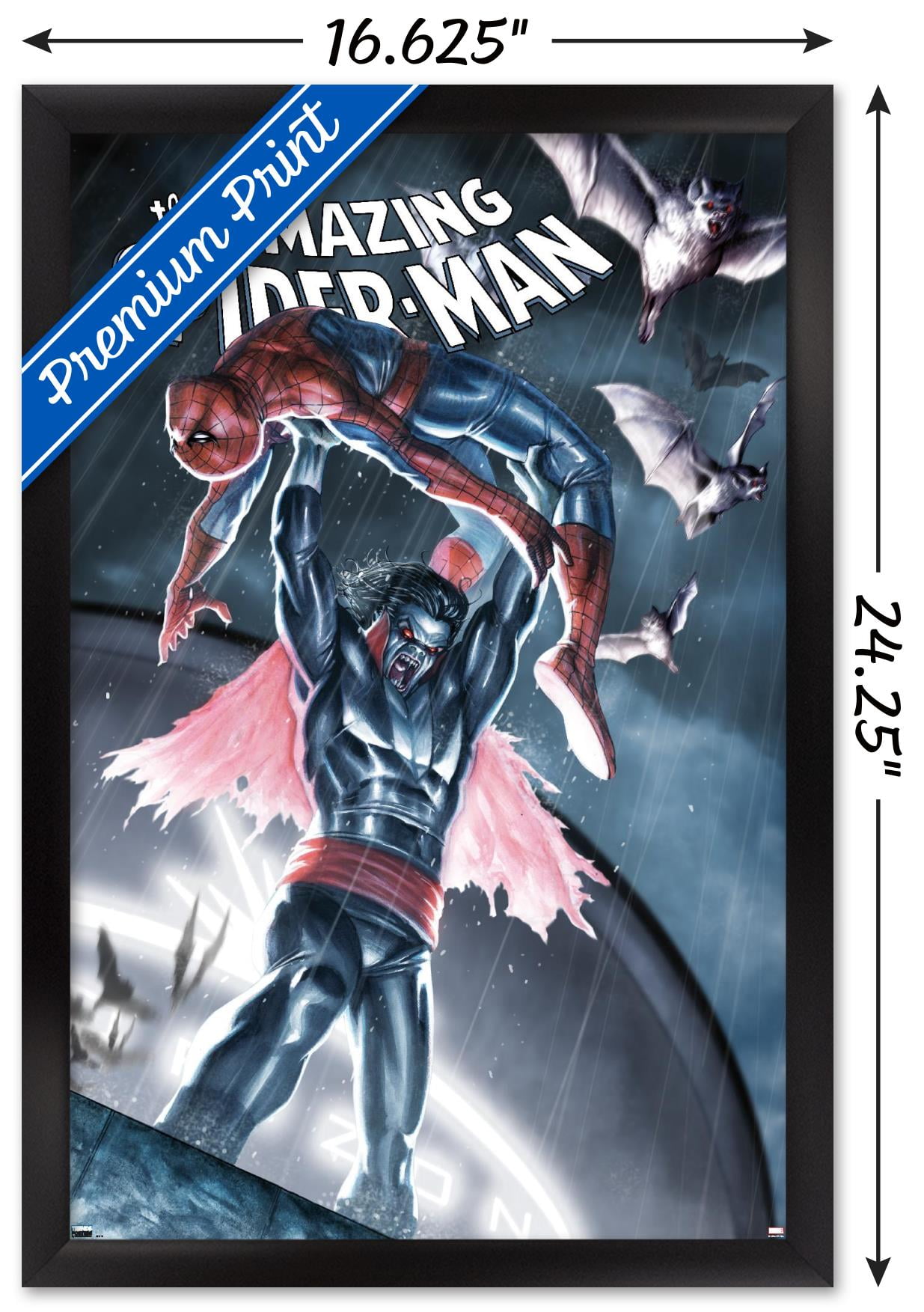 Marvel Comics - Morbius - The Amazing Spider-Man #699.1 Wall Poster, 14.725" x 22.375", Framed