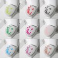 thumbnail image 1 of Gwong Decoración hogareña Mariposa flor extraíble papel tapiz de inodoro Etiqueta de baño Mural Decal Decoración de arte Gwong 21024473, 1 of 7