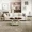 Beige/Espresso, variant on BFJDM 3-Piece Coffee Table Set, Coffee Table and Round End Tables Set of 2, Victorian Living Room Coffee Table Sets, Antique Natural