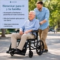 thumbnail image 2 of Silla Ruedas Plegable Traslado Adulto C/freno En Agarradera, 2 of 8
