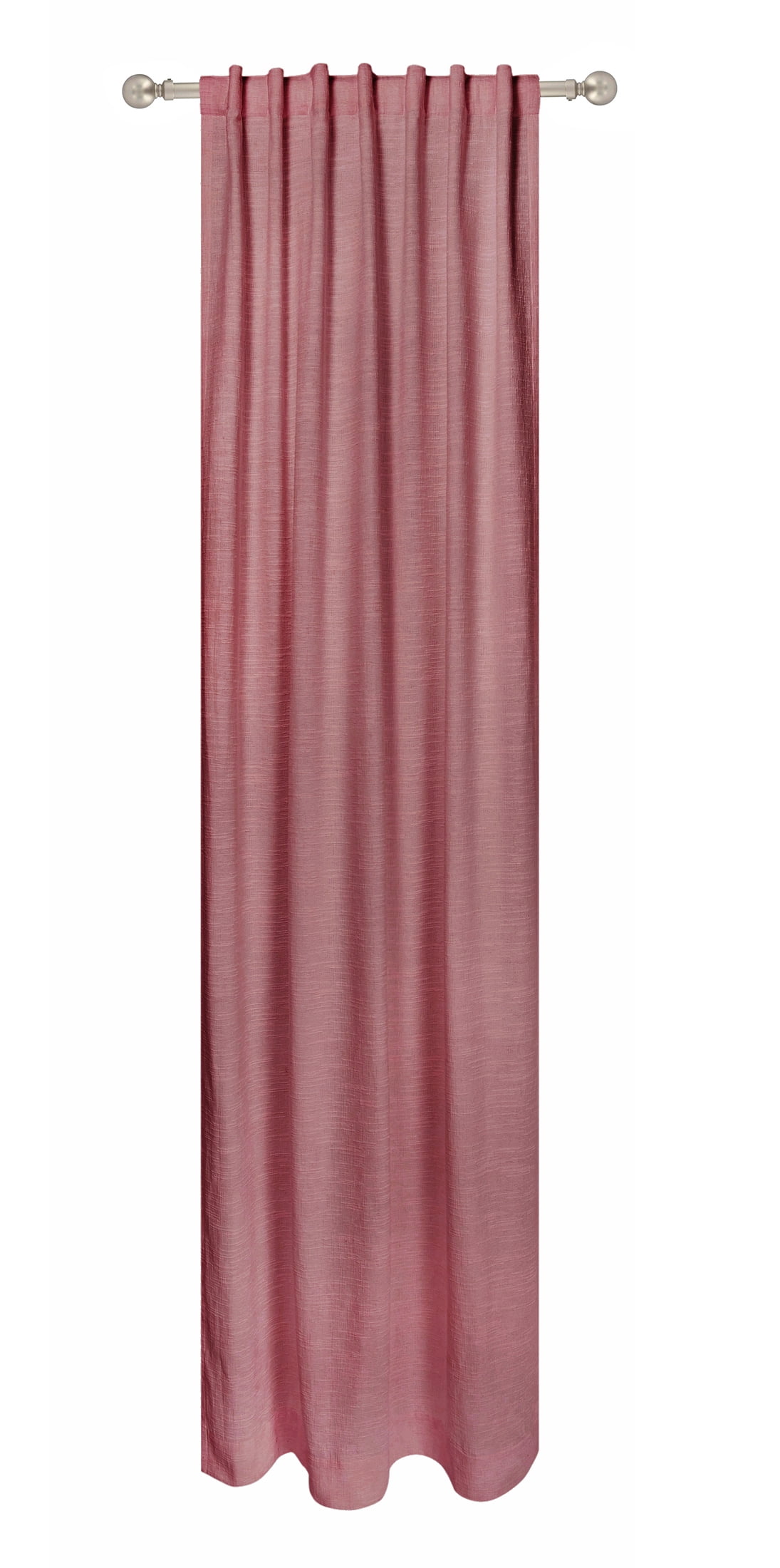 Better Homes & Gardens Textured Chenille Light-Filtering Single Curtain Panel, Violet Gem, 50 in W x 108 in L