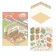 thumbnail image 1 of Adorable Mini Scene Crafting Stickers for Scrapbook Art Projects Stress Toy for Notebook and Diary Embellishment, 1 of 4