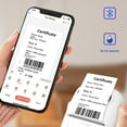 thumbnail image 3 of Portable Thermal Printer Mini Printer with Stickers Printer for Small Business Home Office Pink, 3 of 8