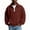 Wine, variant on HomeDM Mens Quarter Zip Pullover Tops, Long Sleeve Waffle Texture Solid Color Sweatshirts, Blue