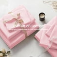 thumbnail image 4 of Sasttie Queen Size Sheets Set Brushed Microfiber, 4 Piece Sheet Set Upto 16 Inches Deep Pocket Bedding Sheets & Pillowcases - Pink, 4 of 8