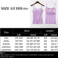 thumbnail image 3 of Womens Tops With Chest Pads One Camisole Thin Straps Underwear Sports Bottoming Shirt Tank Top for Women Plus Size Tops for Women Black Modal 5XL, 3 of 4