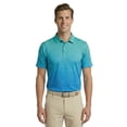 thumbnail image 3 of Birdie Bound Men's & Big & Tall Men's Ombre Waves Print Polo Shirt, Sizes XS-4XLT, 3 of 6