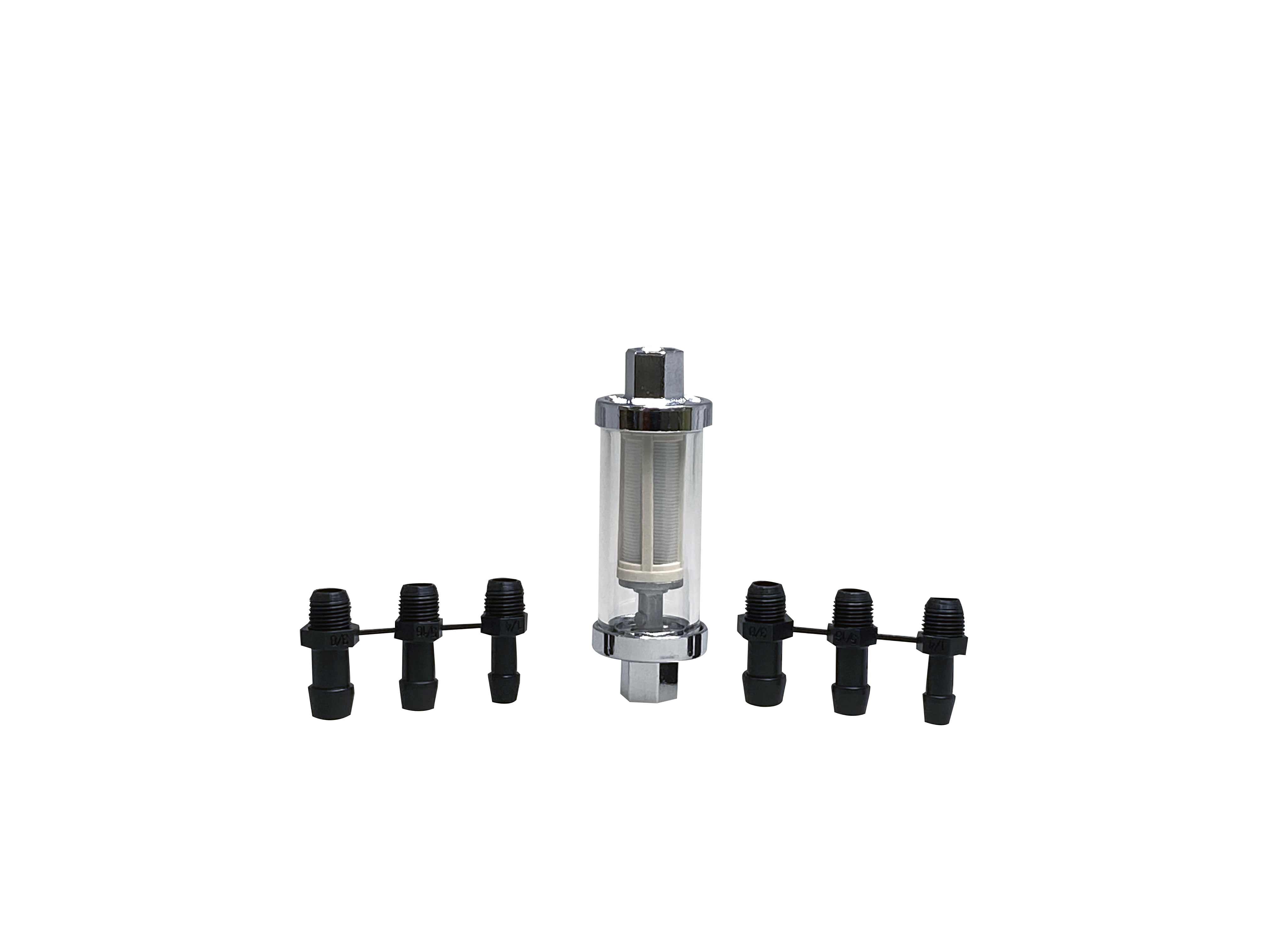 Pactrade Marine Boat UNI Inline Fuel Filter 1/4", 5/16", 3/8" Fittings