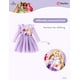 thumbnail image 5 of Vestido para niña pequeña con la princesa de Disney Rapunzel Tangled Purple 2T, 5 of 6