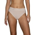 thumbnail image 3 of Vanity Fair Radiant Women's Light and Luxe Hi-Cut Brief Underwear - Stretch Lace Waistband, 3-Pack, Sizes S-5XL, 3 of 16