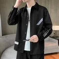 thumbnail image 4 of Camisas estampadas para hombre con bolsillo, negras, nuevas, de marca barata, de alta calidad, de lujo, asiáticas, con botones, en oferta, Trendyol I Xxl, 4 of 5