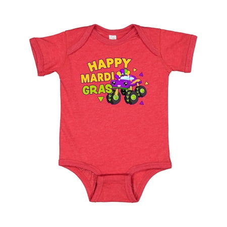 

Inktastic Happy Mardi Gras with Monster Truck Gift Baby Boy Bodysuit