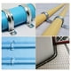 thumbnail image 5 of 12 Uds 30 mm(1-3/16) Cable Abrazadera, Caucho Tubería Correa Caucho Acolchado 304 Acero Inoxidable Manguera Abrazadera U Forma Metal Tubo Soporte para Tubo Tubería Cable, 5 of 5