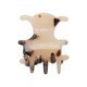 thumbnail image 1 of Pequeño clip para el cabello, ligero, tamaño mini, fuerte sujeción, brillante, pequeño clip para mujeres, marrón y beige, 1 of 10