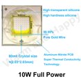 thumbnail image 4 of 3W 5W 10W 18W T6 XML2 High Power LED Flashlights Parts DIY 3.5*3.5mm/5*5mm XHP50 LED 3V Bead For Bicycle accessories Headlamp, 4 of 5