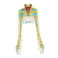 thumbnail image 2 of Tocado egipcio con cuentas borla diadema Cosplay Egipto reina tocado egipcio Negro, 2 of 8